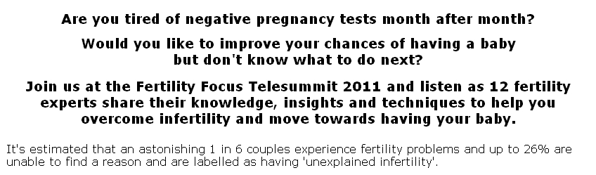 Fertility telesummit